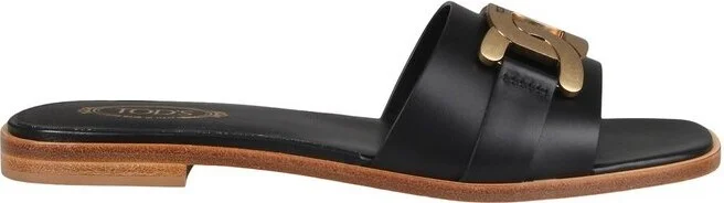 Tod's Chain Embellished Flat Sandals