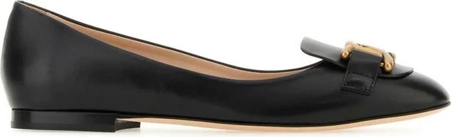 Tod's Chain-Link Detail Flat Shoes