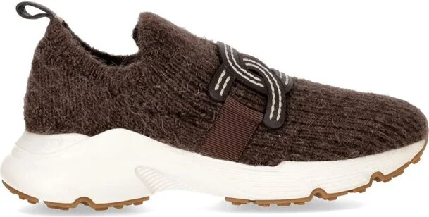 Tod's Chain-Link Detailed Round-Toe Sneakers