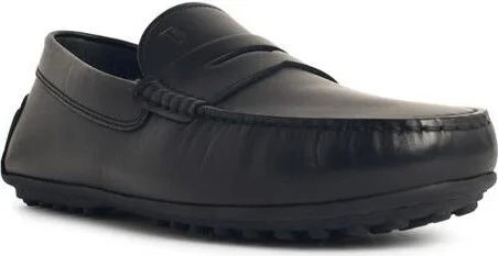 Tod'S 'City Gommino' Black Leather Loafers - Image 2