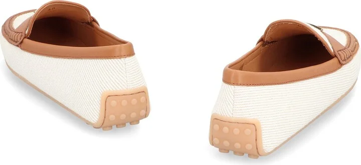 Tod'S City Gommino Fabric Loafers - Image 4