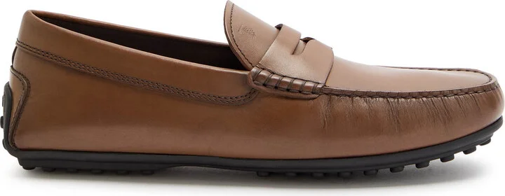 Tods City Gommino Leather Loafers