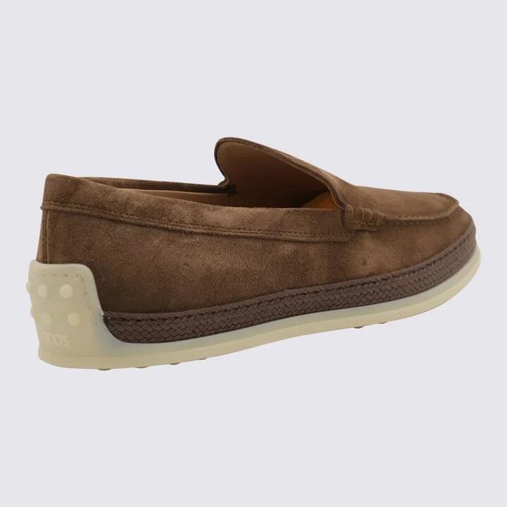Tod'S Cocoa Suede Slip On Sneakers - Image 2