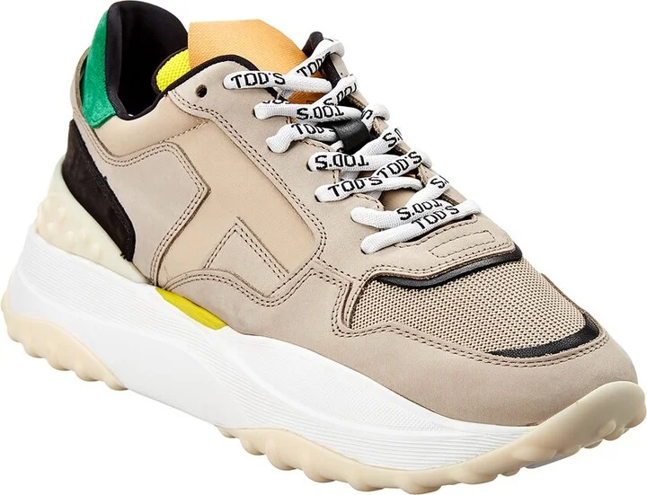 Tods Colorblocked Chunky Leather Sneaker