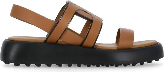 Tod's Cut-Out Detailed Platform Sandals