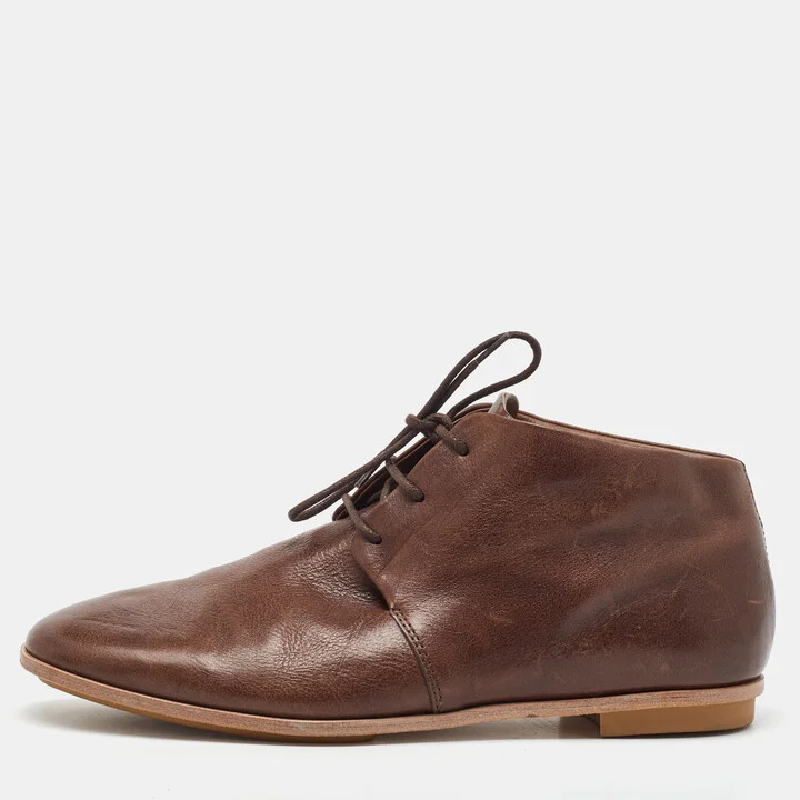 Tod's Dark Brown Leather Lace Up Derby Size 38