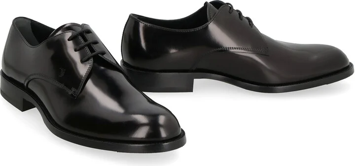 Tod'S Derby Leather Lace-Up Shoes - Image 3