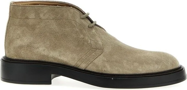 Tod's Desert Round Toe Lace-Up Boots