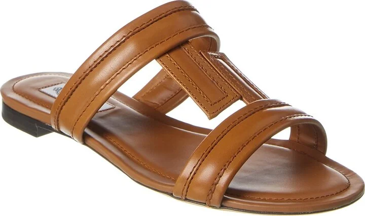 Tods Double T Leather Sandal