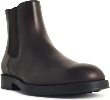 Tod'S 'El. Formal' Brown Leather Ankle Boots - Image 2
