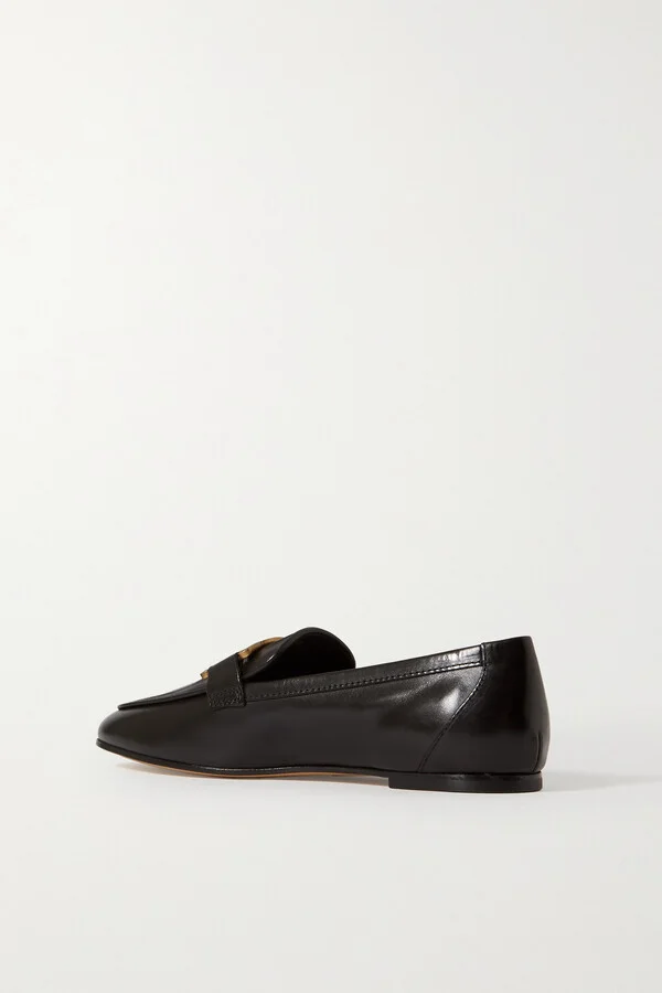 Tod's - Embellished Leather Loafers - Black - Image 3