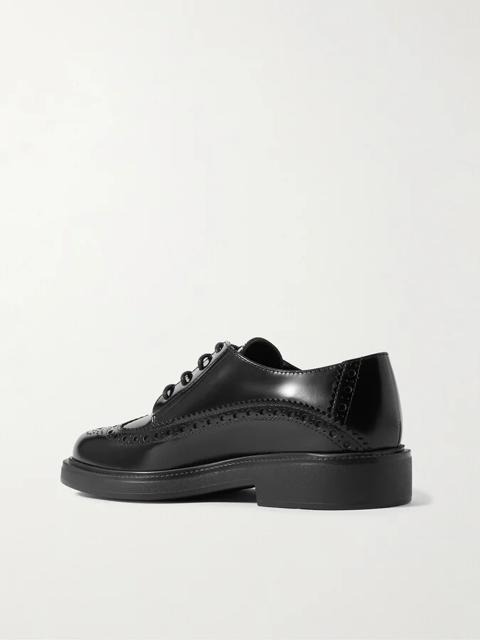 Tod's - Embellished Patent-leather Brogues - Black - Image 3
