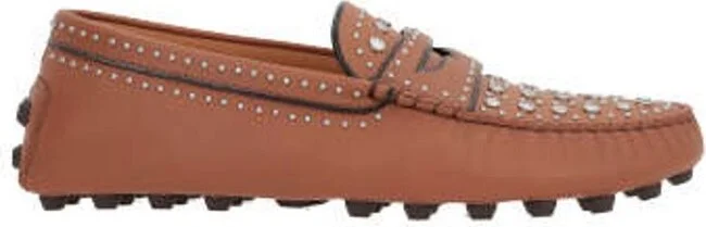 Tod's Embellished Slip-On Flat Shoes