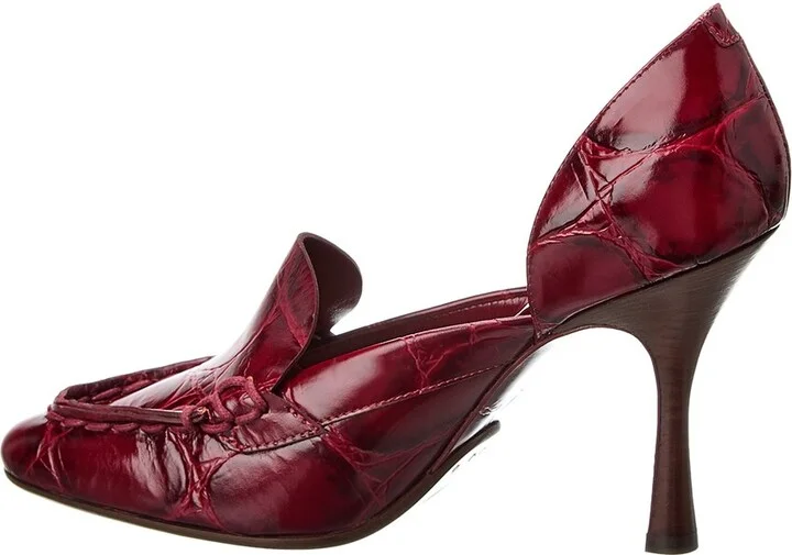 Tod's Embossed Leather Pump - Image 2