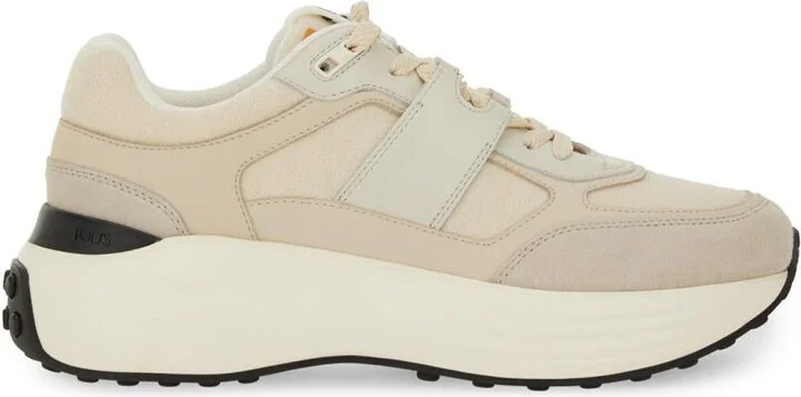 Tod'S Fabric And Suede Sneaker