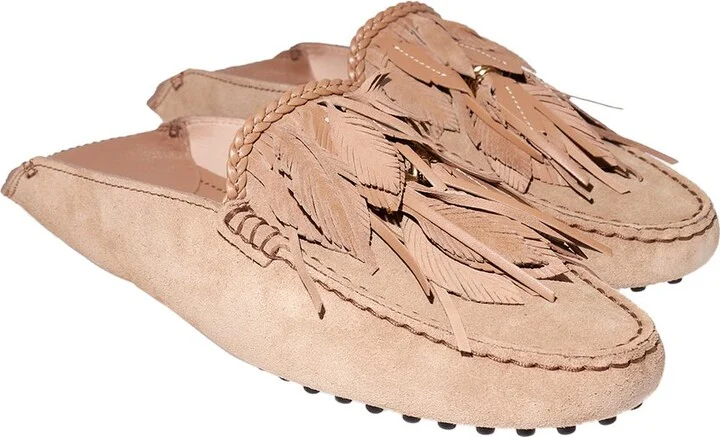 Tod's Feather Suede Loafer