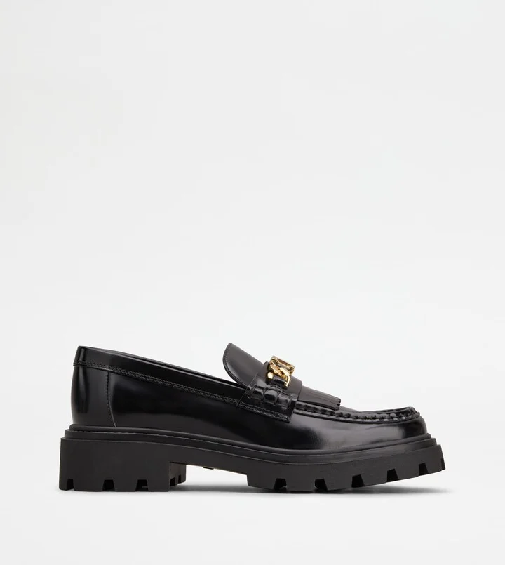 Tod's Fringed Loafers in Leather