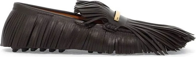 Tod's Fringed Slip-On Loafers