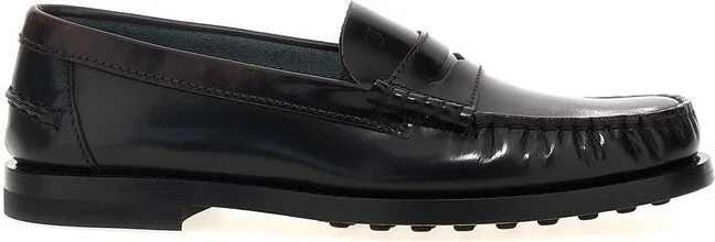 Tod's Gathered-Detail Slip-On Loafers