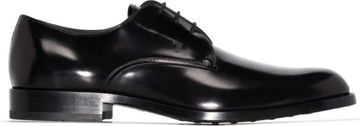 Tod'S Glossy Leather Derby Shoes