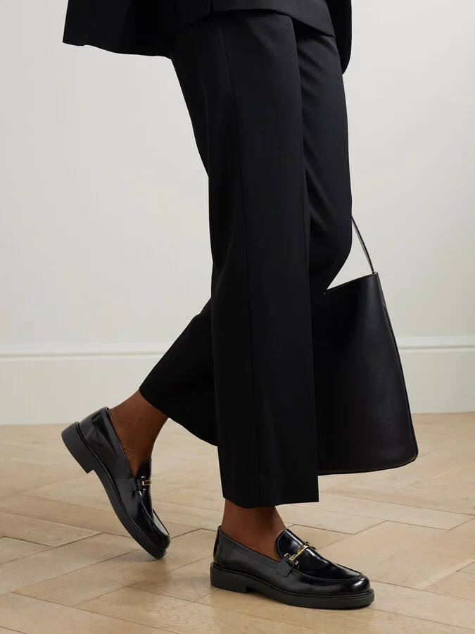 Tod's - Gomma 20l Embellished Leather Loafers - Black - Image 2