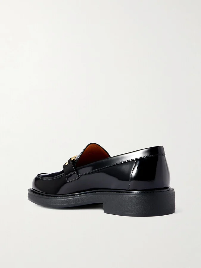 Tod's - Gomma 20l Embellished Leather Loafers - Black - Image 3