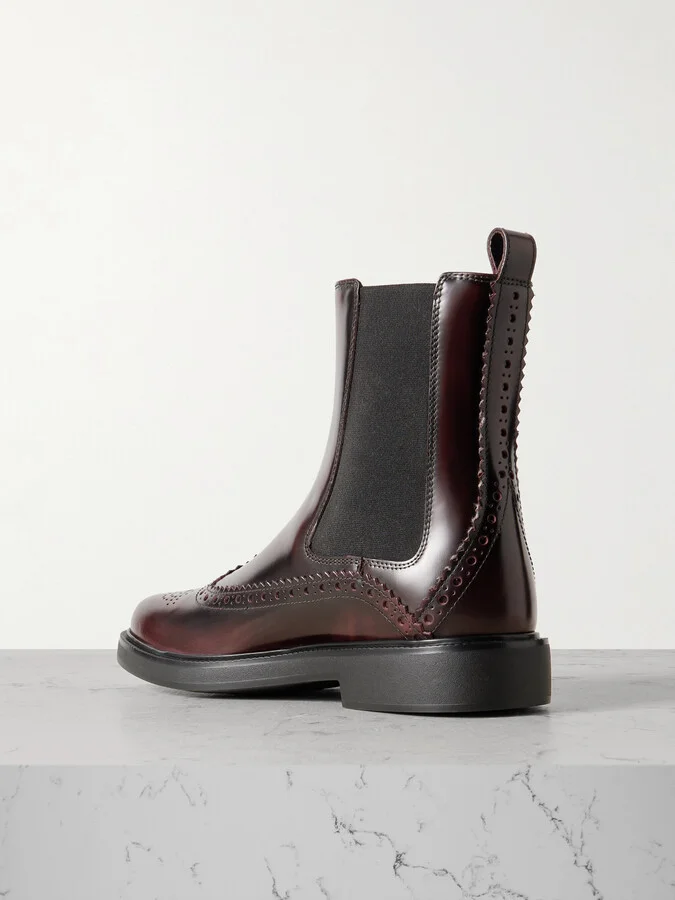 Tod's - Gomma 20l Leather Chelsea Boots - Brown - Image 3