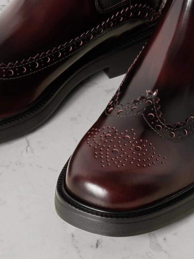 Tod's - Gomma 20l Leather Chelsea Boots - Brown - Image 4