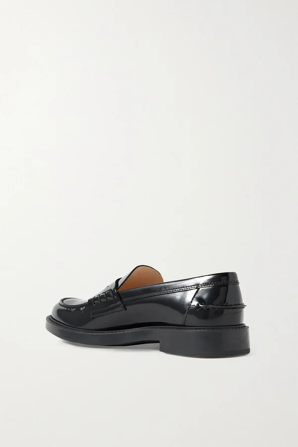 Tod's - Gomma Basso 59c Patent-leather Loafers - Black - Image 3