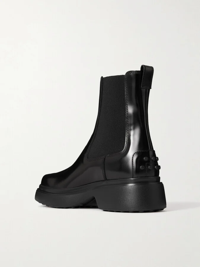Tod's - Gomma Leather Chelsea Boots - Black - Image 3