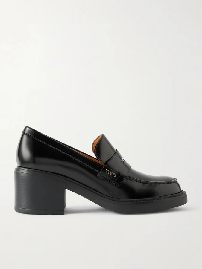 Tod's - Gomma Leather Loafers - Black