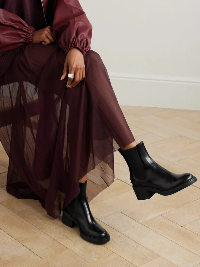 Tod's - Gomma T60 Leather Chelsea Boots - Black - Image 2