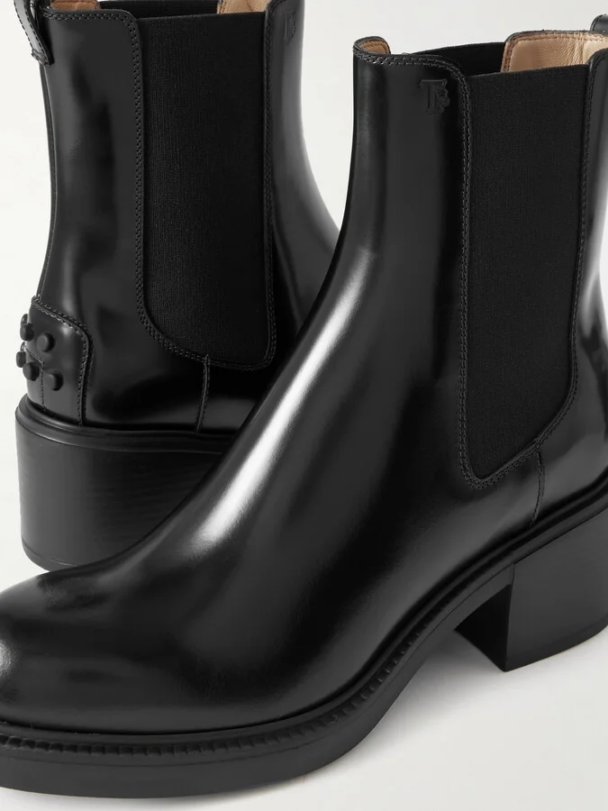 Tod's - Gomma T60 Leather Chelsea Boots - Black - Image 4