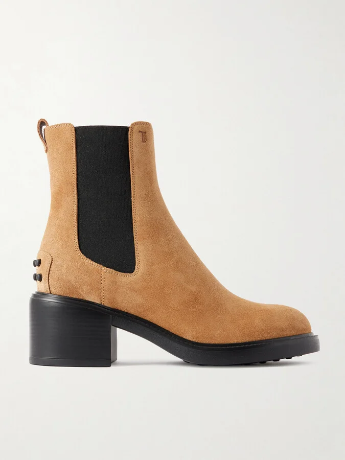 Tod's - Gomma T60 Suede Chelsea Boots - Brown