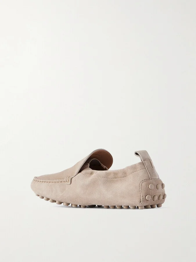 Tod's - Gommino 22l Suede Loafers - Brown - Image 3