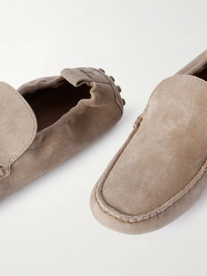 Tod's - Gommino 22l Suede Loafers - Brown - Image 4
