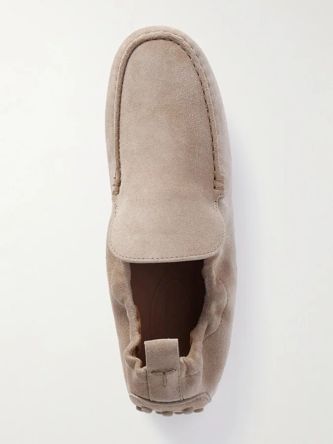 Tod's - Gommino 22l Suede Loafers - Brown - Image 5