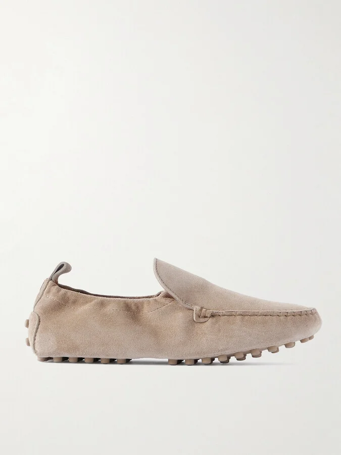 Tod's - Gommino 22l Suede Loafers - Brown