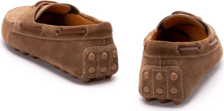Tod'S Gommino Bubble Suede Leather Loafers - Image 2