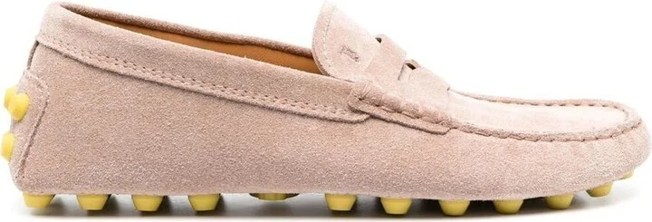 Tod'S Gommino Bubble Suede Loafers Shoes