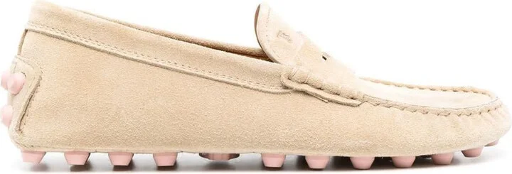 Tod'S Gommino Bubble Suede Loafers Shoes