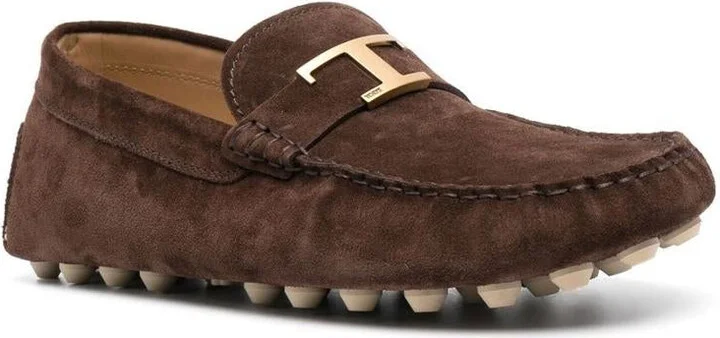 Tod'S Gommino Bubble T Timeless Nubuck Driving Shoes - Image 2