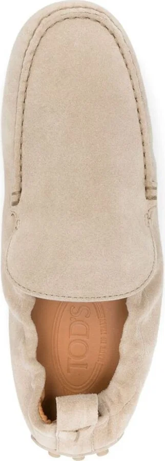 Tod'S Gommino Curled Suede Loafers Shoes - Image 4
