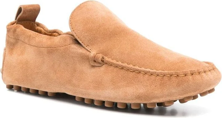 Tod'S Gommino Curled Suede Loafers Shoes - Image 2