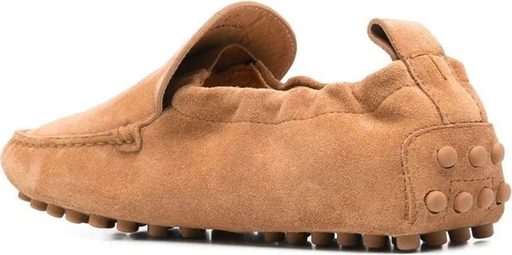 Tod'S Gommino Curled Suede Loafers Shoes - Image 3