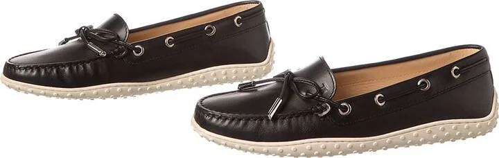 Tods Gommino Leather Loafer (Authentic Pre-Loved) - Image 2