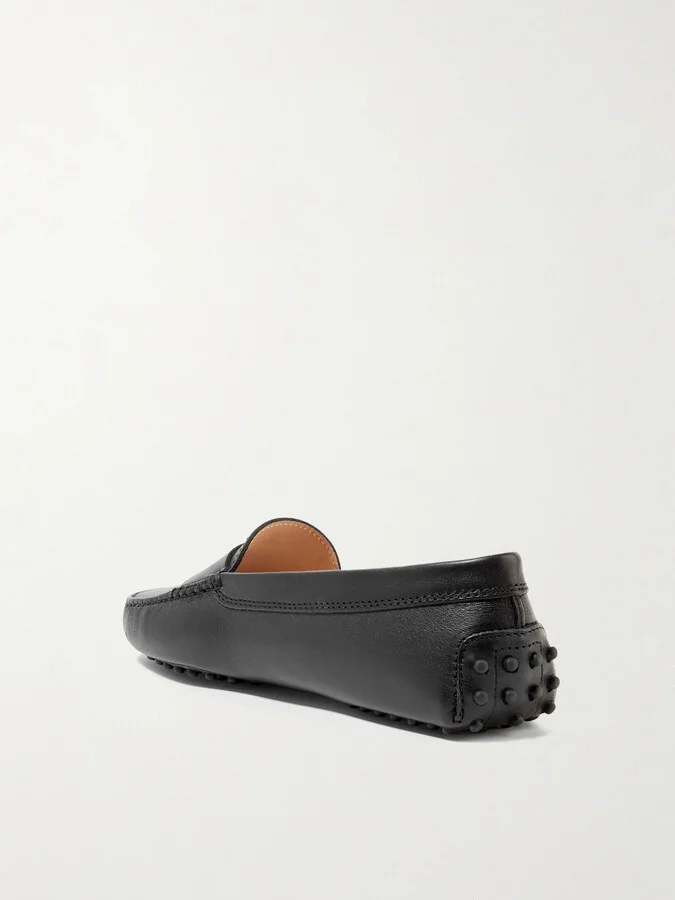 Tod's - Gommino Leather Loafers - Black - Image 3