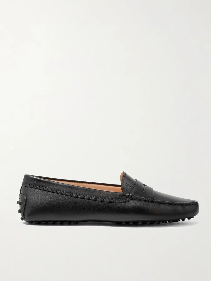 Tod's - Gommino Leather Loafers - Black