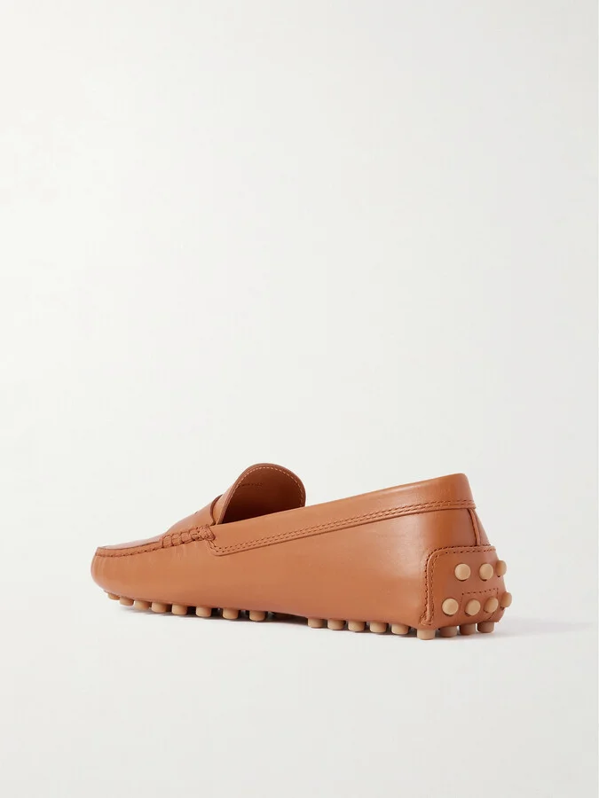 Tod's - Gommino Leather Loafers - Brown - Image 3