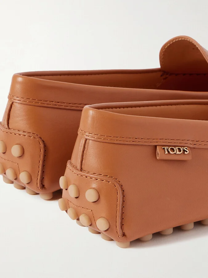 Tod's - Gommino Leather Loafers - Brown - Image 4